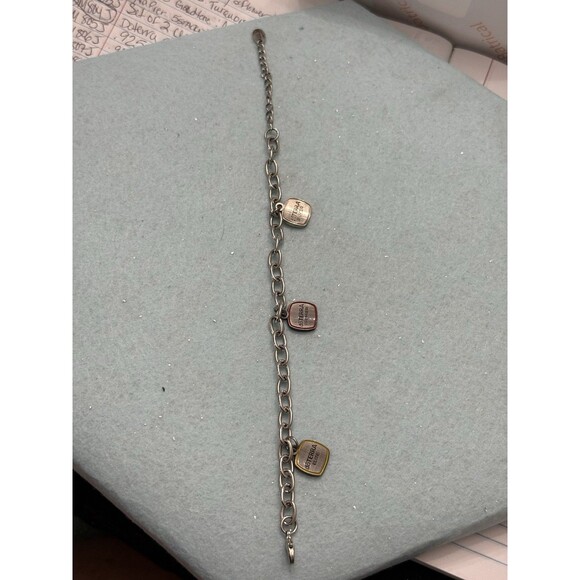 .925 Sterling Silver Dottera Achievement 9.5” Charm Bracelet - Picture 5 of 6